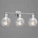 Hansford 3 Light 25 inch Polished Nickel Bath Vanity Wall Light